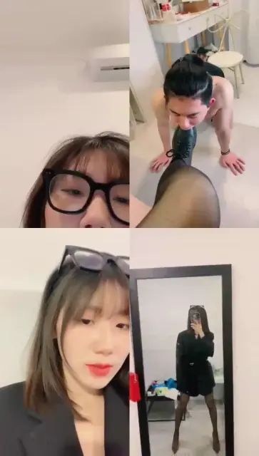 【戴戴】今天只玩舔鞋踩食物以及丝袜耳光 