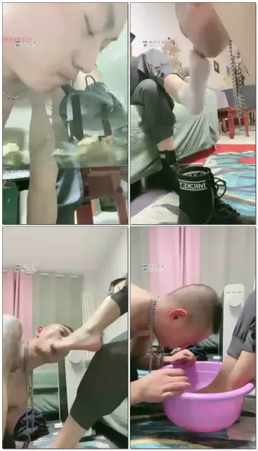 【美离子】靴子踩踏喂食,崇拜臭棉袜,伺候主人洗脚,喝洗脚水