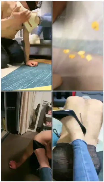 【十三姨】贱狗闻屁股舔脏鞋喝圣水