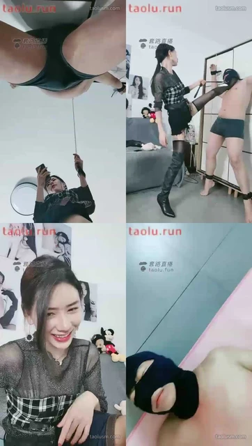 【芷晴】黑丝长靴暴力高位踢打,耳光,踩脖子