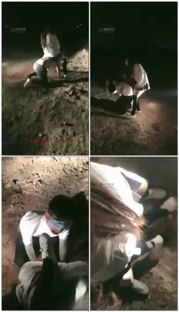 【可可S】户外教训两条贱狗,帆布鞋各种踹,全体重跳踩,强制钻胯