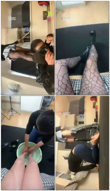 【安晴s】惹怒我的下场，接受惩罚吧！马丁靴网丝