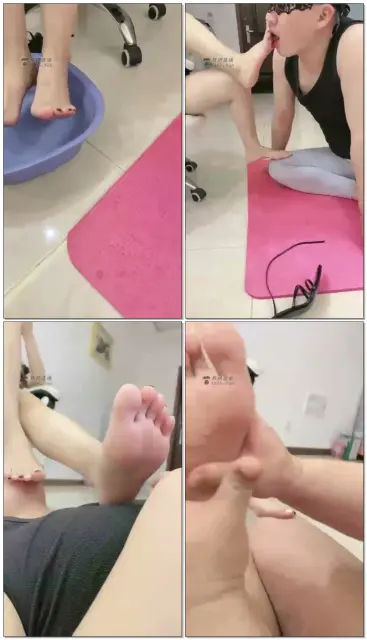 【冷柔S】嘴巴洗脚舔脚,温柔对待