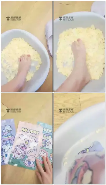 【Vinnie维妮】脚踩薯片，想吃吗