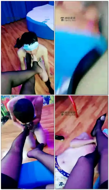 【女王木木】卑微舔狗舔黑丝被深喉