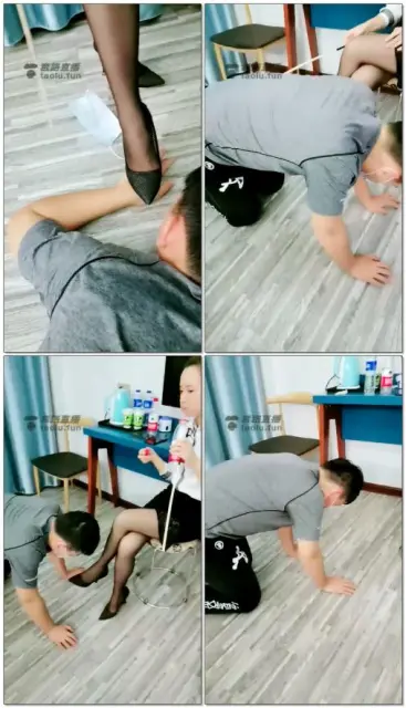 【小安情侣】小鲜肉圣水，帮男主舔鞋