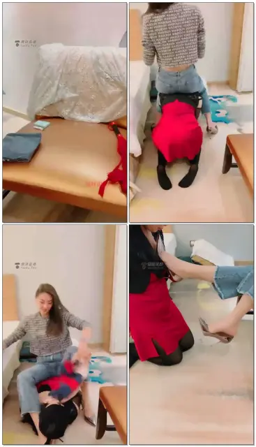 【丹丹S】拍卖小女奴，牛仔裤钻裆，全方位伺候