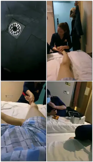 【乔安S】带着小m去足浴按摩,跪地上舔脚那瞬间颠覆了技师的三观