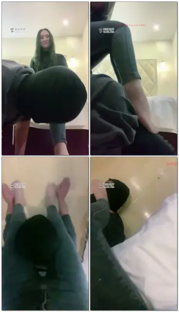 【欣蕊S】牛仔裤薄丝袜训胯下狗