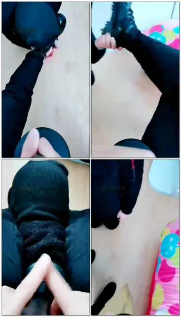 【冷冷冰淇淋】大皮靴骑马踩手，人体家具