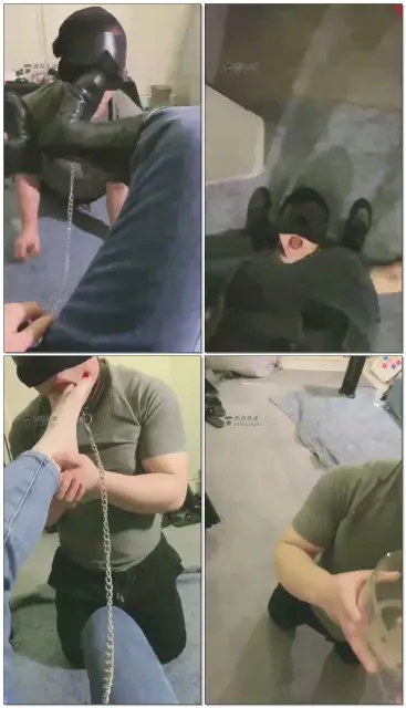 【妖妖学姐】小狼狗的面试升水混合，皮靴碾头