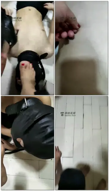 【天使S】短靴虐狗，脚趾夹橘子瓣喂食（下）