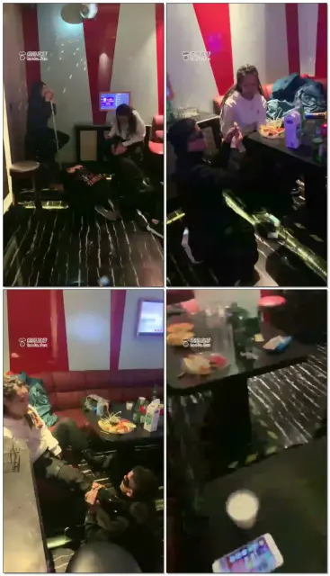 【燃一S】和泽安安每人一只狗玩耍