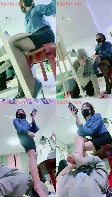 【美离子】(剧情)画室老师诱骗啥学生成狗