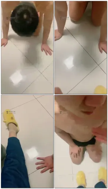 【短发S】耳光，磕头，短丝