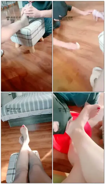 【灵犀女ss】脚奴日常，蓝丝