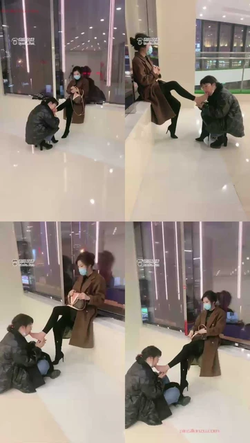 【歌迪丝】(大片)来个商场深喉女奴