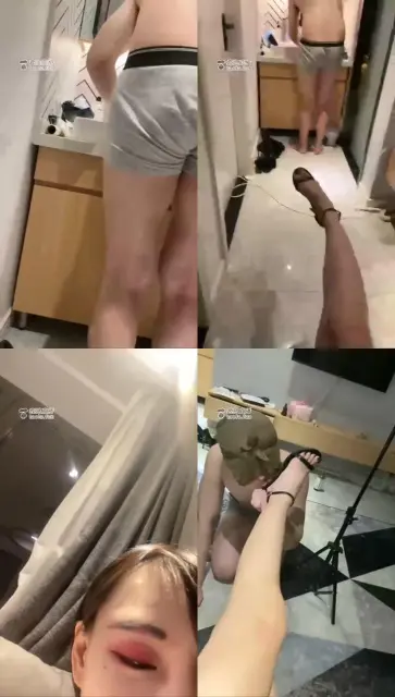 【伊茜】跪在胯下给主子刷鞋,舔高跟