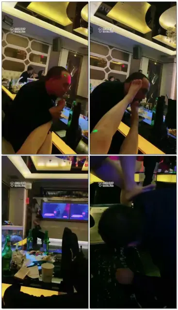 【乔安S】KTV玩狗子,舔鞋子,舔脚