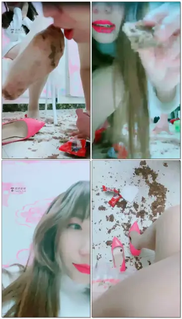 【兔粉粉女皇】白丝脚喂食,高跟鞋底巧克力