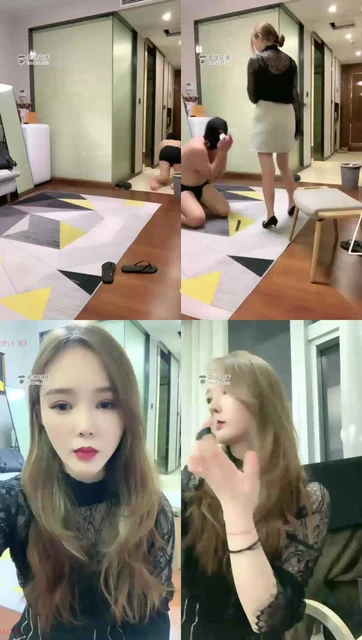 【筱月】模特回家虐狗,舔脚讨好哄开心