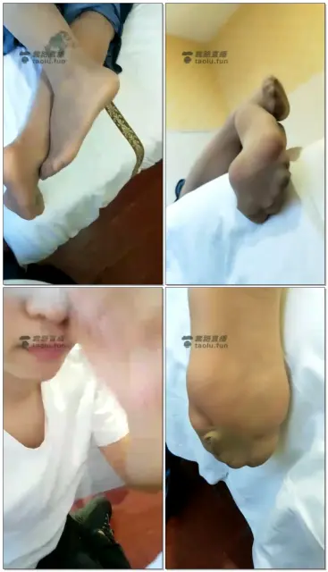 【星空M】跪着天主子的丝袜脚，走一天的路