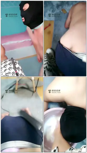 【唯舞S】心情不好虐贱狗，踩踏滴蜡烟烫，脚喂食，干了这盆洗脚水