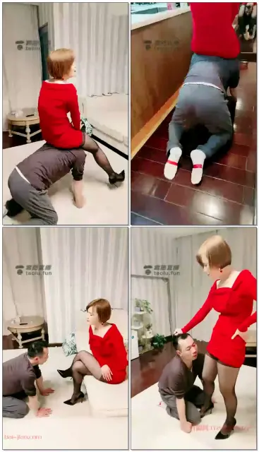 【美丝大大】闺蜜家狂扇老公耳光,逼迫舔脚骑马惊呆闺蜜