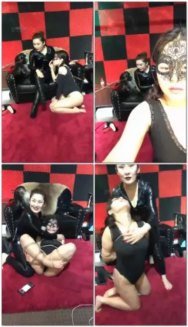 【风情艳主】绳艺，连体衣，女M，贞操锁，悬吊