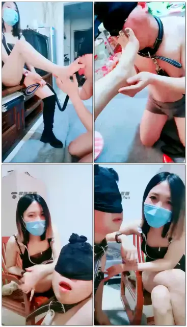 【心竹S】重度虐狗，口水耳光舔脚深喉踩踏