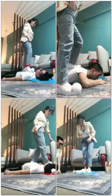 【丹丹S】可爱小白鞋重度踩踏，棉袜制作狗粮