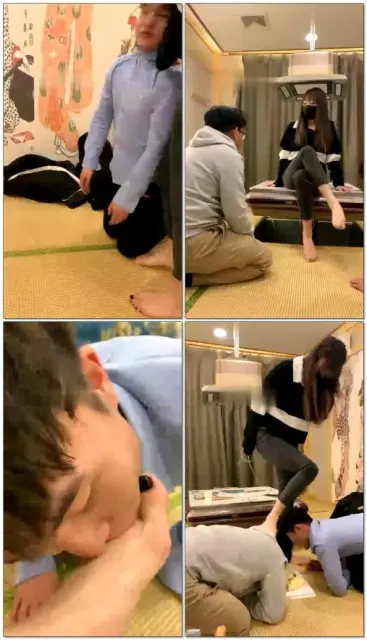 【大典S】强制素人圣水脚喂食