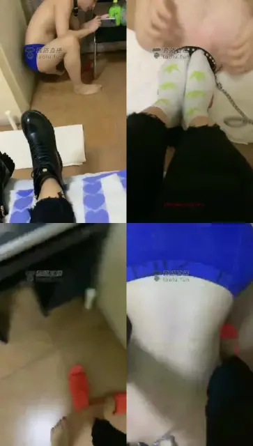 【仙姿大大】舔鞋底舔棉袜舔裸足，由外而内清理，袜子放脸上闻味儿