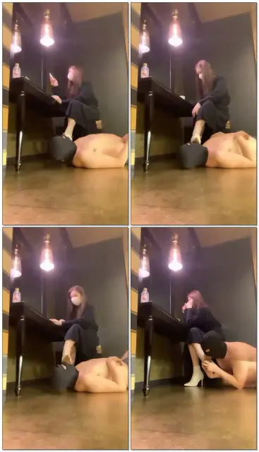 【Riko】下贱奴舌头清理鞋底