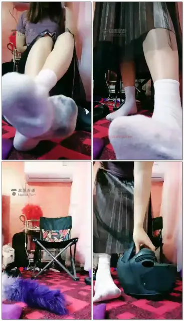 【美柠S】来自棉袜的压榨踩踏