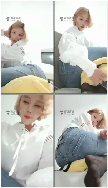 【白桃S】憋气挑战坐脸两次，牛仔裤