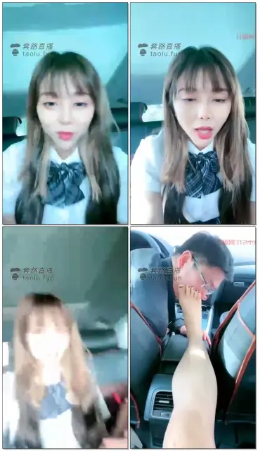 【猫熙S】户外车上玩狗，有路人心跳刺激