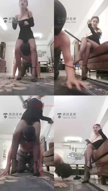 【萱萱S女蒂】调教学生狗SP舔脚伺候黑丝