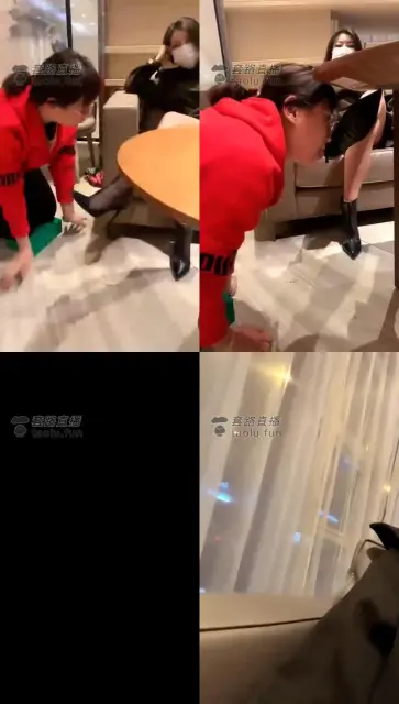 【歌迪丝】三婶舔鞋底雨水(短)