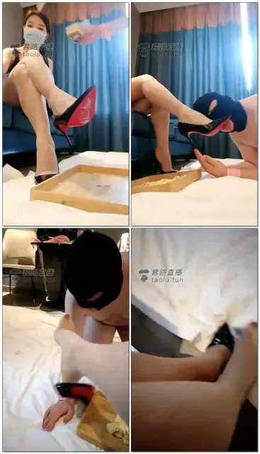 【暖狐】丝足高跟喂食