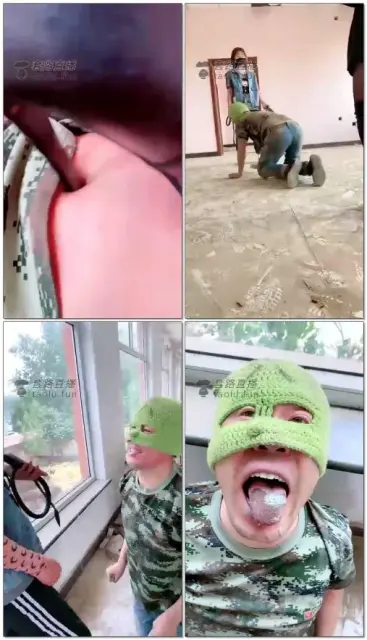 【美离子s&鹿梦兮】TJ；户外强迫绿冒王八双s!