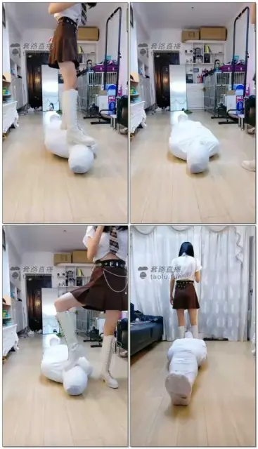 【暴力美学s】木乃伊窒息腿绞踩踏