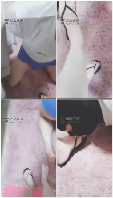 【夏琳】舔脚舔得不好,用人字拖抽脸