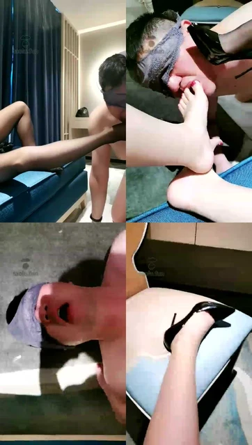 【豆爷】 贱狗伺候双S玉足 49分钟   