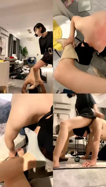 【千条姐】长靴棉袜裸足吃脚皮