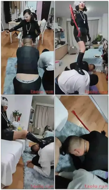 【乐爷】女王调教三贱狗