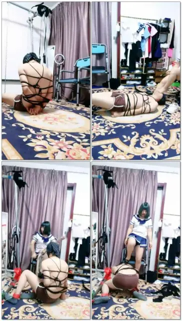 【西安梦琪S】捆绑,深喉,虐乳,高跟踩踏