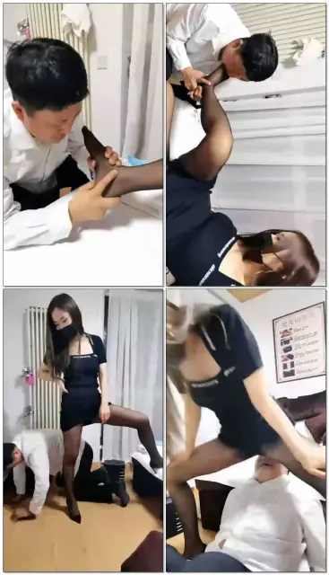 【如意小主】带狗子来足疗店按脚尝试开发技师