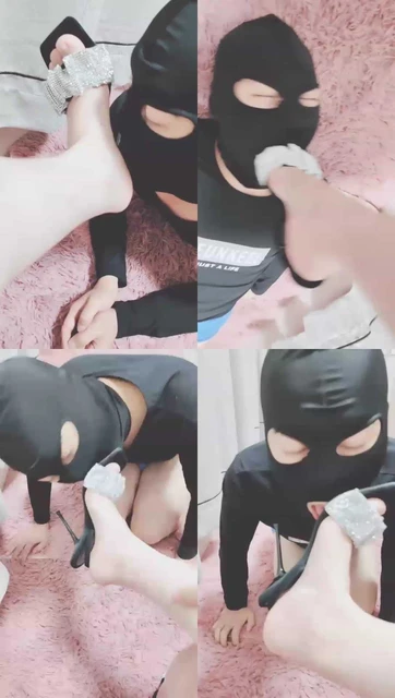 【灵竹】舔高跟凉鞋