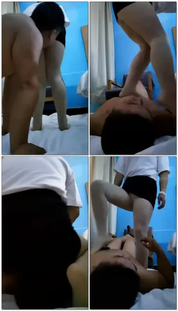 【天水情侣s】玩贱狗，舔脚耳光，踩脸坐脸